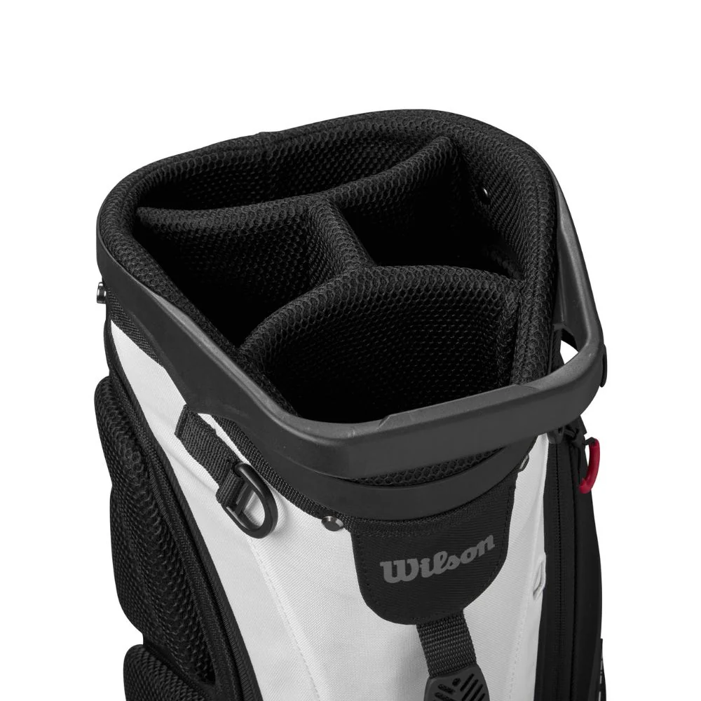 Wilson Golf Exo Lite Stand Bag - Dynapower Black / Red - Image 2