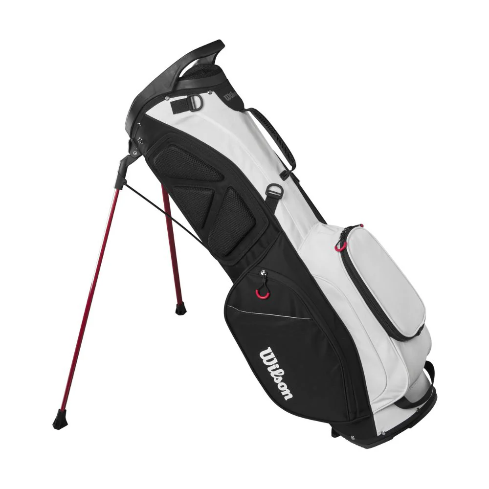 Wilson Golf Exo Lite Stand Bag - Dynapower Black / Red - Image 4