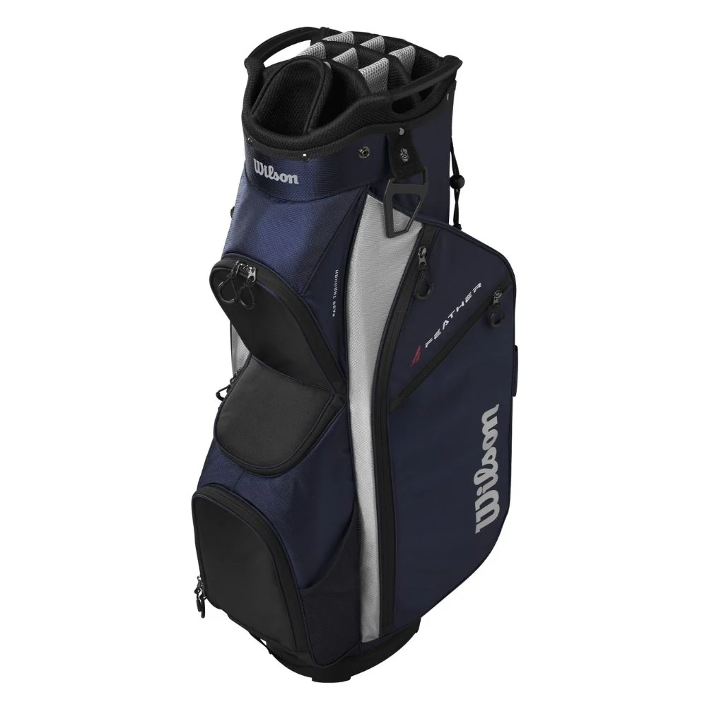 Wilson Golf Feather Cart Bag - Navy / White
