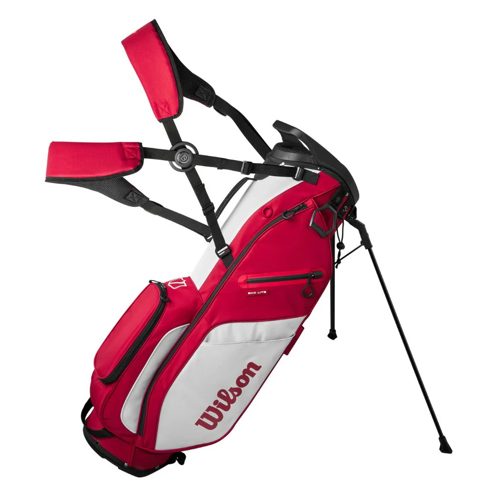 Wilson Golf Exo Lite Stand Bag - Staff Red