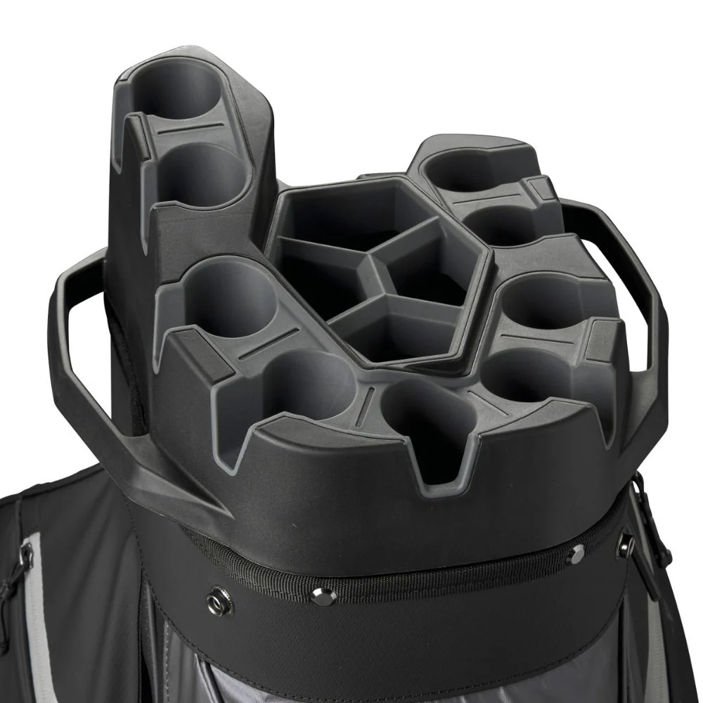 Wilson Golf I-Lock 4 Dry Organiser Cart Bag - Black / Grey - Image 2