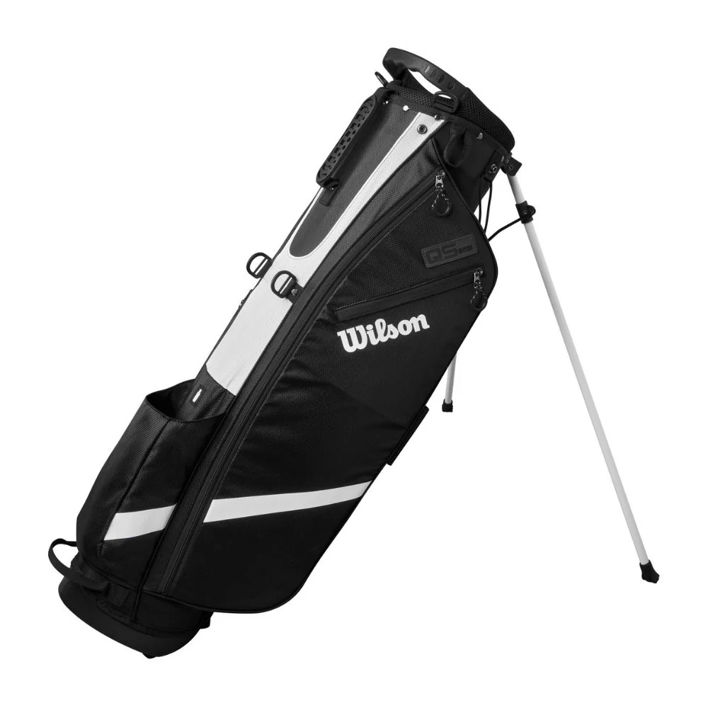 Wilson Quiver Lightweight Golf Stand Bag - Black / White