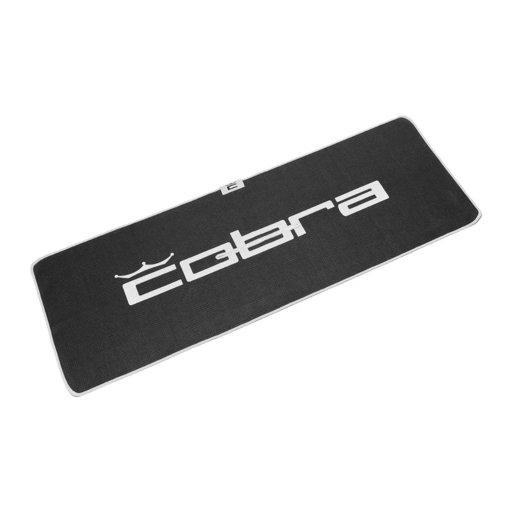 Cobra Microfiber Tour Golf Towel - Black