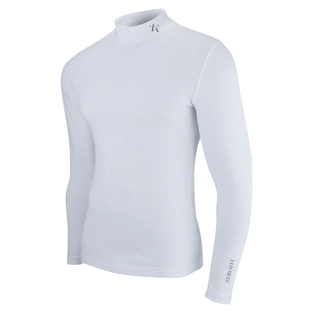 Zerofit Heatrub Move Baselayer - Golf Hiking Skiing Outdoors - White